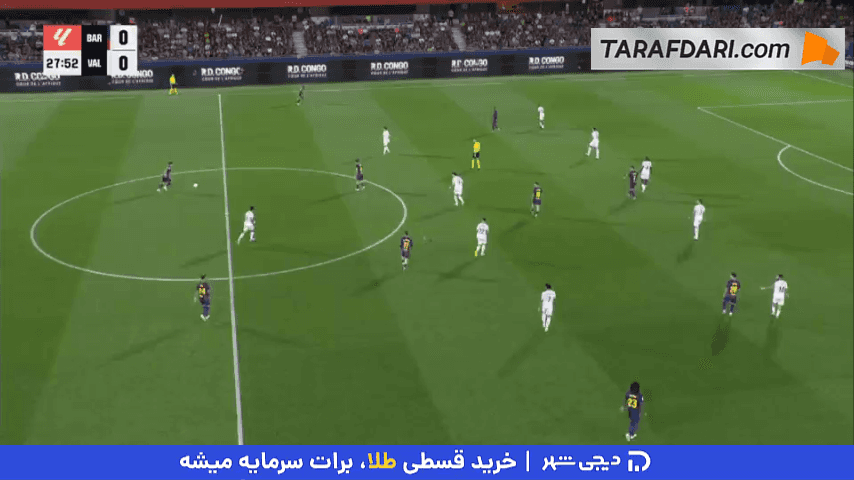 پاس تک ضرب زیبای فران تورس؛ گل فرمین لوپز به والنسیا (بارسلونا 1-0 والنسیا)