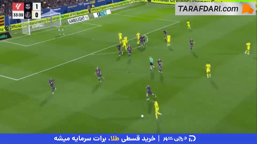 فرار رافینیا از تله آفساید؛ گل دوم فران تورس به ختافه (بارسلونا 2-0 ختافه)