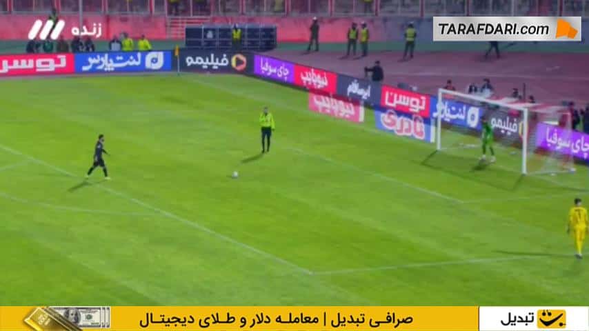 پایان ضربات پنالتی و برتری تراکتور مقابل پرسپولیس؛ علیرضا بیرانوند و مهار ضربه پنالتی کنعانی زادگان