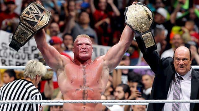 براک لزنر - پال هیمن - سامراسلم 2014 - WWE