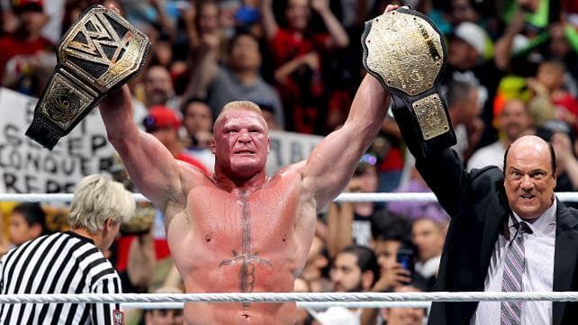 براک لزنر - پال هیمن - سامراسلم 2014 - WWE