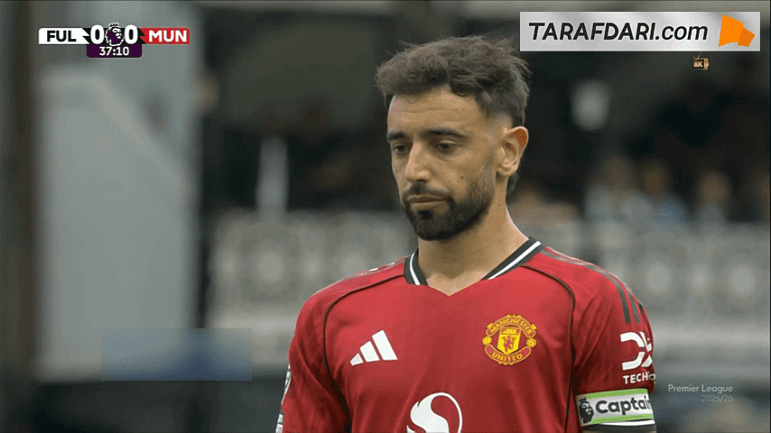 ضربه به آسمان؛ پنالتی از دست رفته برونو فرناندز مقابل فولام (فولام 0-0 منچستریونایتد)