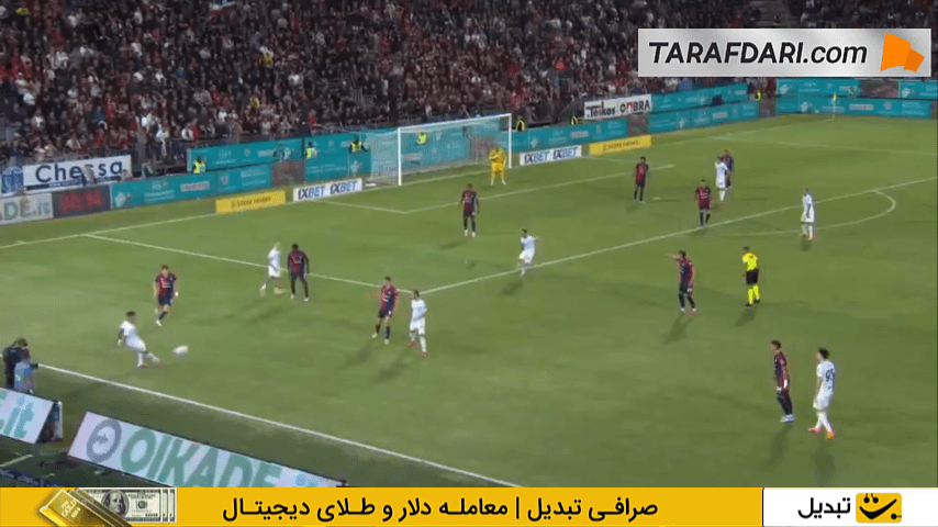 همکاری تیمی زیبا؛ گل فرانچسکو پیو اسپوزیتو به کالیاری (کالیاری 0-2 اینتر)