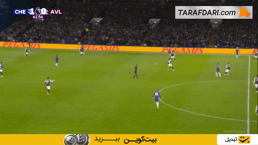 گل اولی واتکینز به چلسی (چلسی 1-1 استون ویلا)