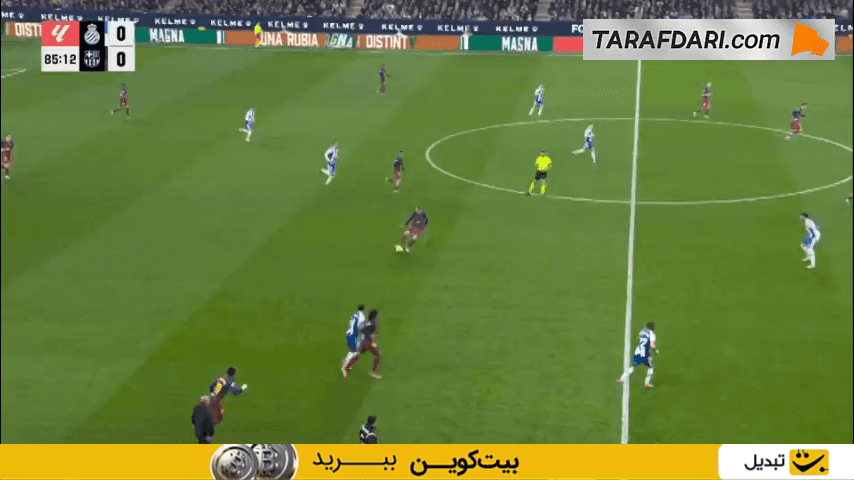 گل تماشایی دنی اولمو به اسپانیول (اسپانیول 0-1 بارسلونا)