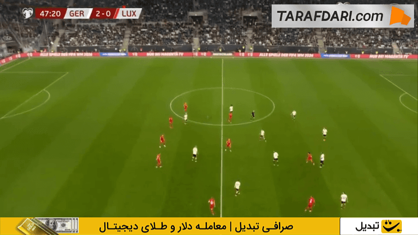 گل سرژ گنابری به لوکزامبورگ (آلمان 3-0 لوکزامبورگ)