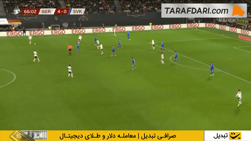 گل ریدله باکو به اسلواکی (آلمان 5-0 اسلواکی)