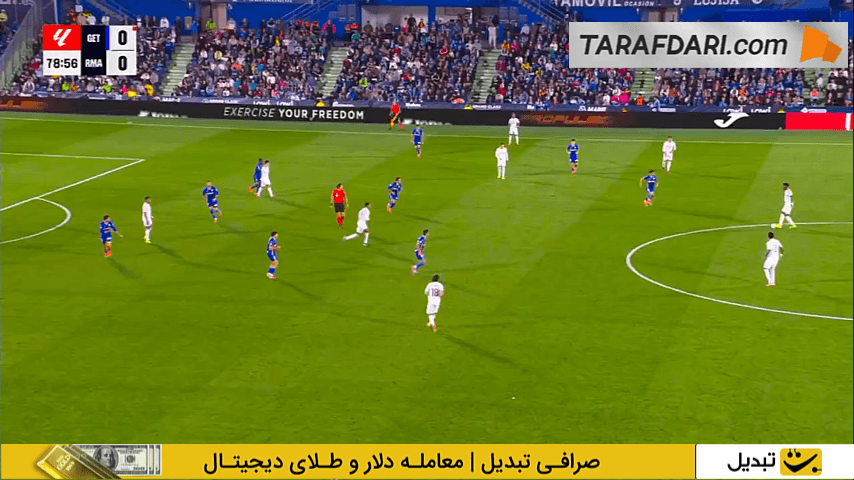گل کیلیان امباپه به ختافه (ختافه 0-1 رئال مادرید)