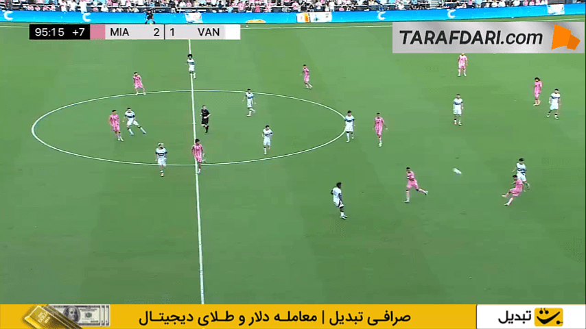 پاس گل دوم لیونل مسی و گل تادئو آلنده به ونکوور وایتکپس (اینتر میامی 3-1 ونکوور وایتکپس)