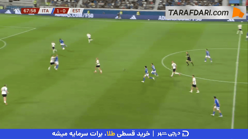 گل متئو رتگی به استونی (ایتالیا 2-0 استونی)