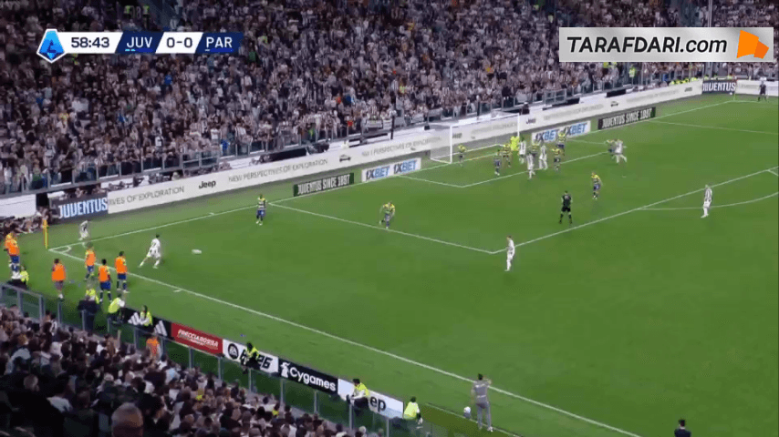 گل جاناتان دیوید به پارما (یوونتوس 1-0 پارما)