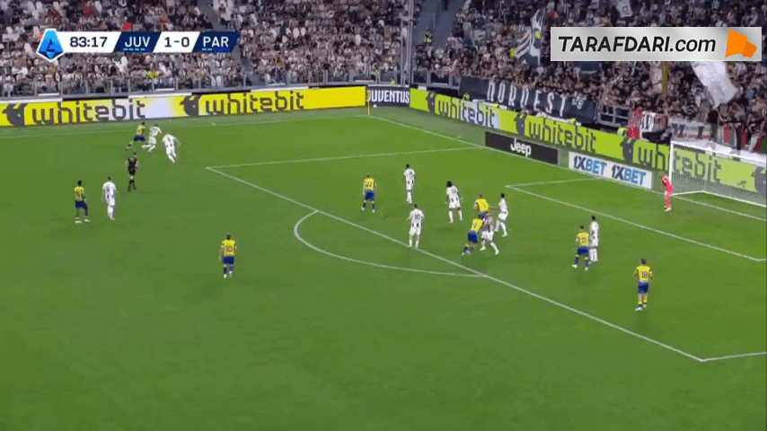 ضدحمله برقآسا؛ گل دوشان ولاهوویچ به پارما (یوونتوس 2-0 پارما)