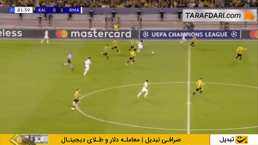 باز هم حرکت زیبای رودریگو؛ گل ادواردو کاماوینگا به غیرت (غیرت 0-4 رئال مادرید)
