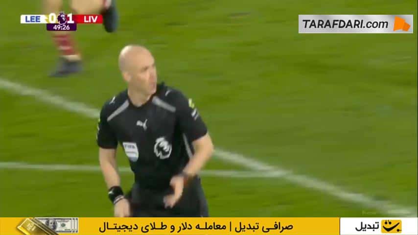 توپگیری کانر بردلی و گل دوم هوگو اکیتیکه به لیدز یونایتد (لیدز یونایتد 0-2 لیورپول)