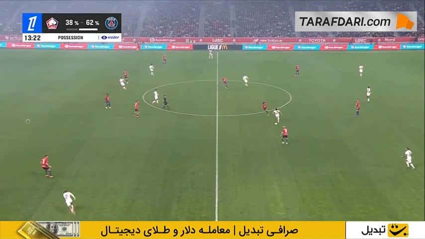 لیل - پاری سن ژرمن - لیگ یک فرانسه