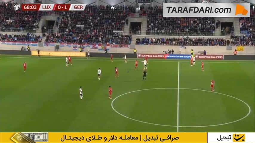 گل دوم نیک ولتماده به لوکزامبورگ (لوکزامبورگ 0-2 آلمان)