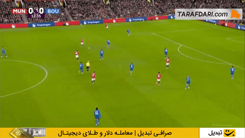 گل آماد دیالو به بورنموث (منچستریونایتد 1-0 بورنموث)