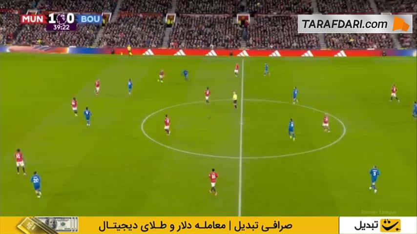 روی اشتباه لوک شاو؛ گل آنتوان سمنیو به منچستریونایتد (منچستریونایتد 1-1 بورنموث)