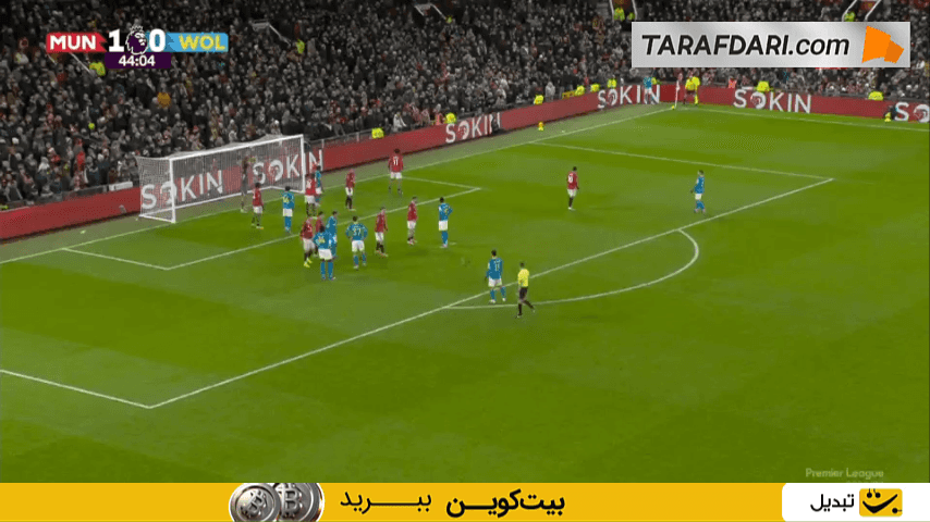 گل لادیسلاو کریچی به منچستریونایتد (منچستریونایتد 1-1 وولورهمپتون)