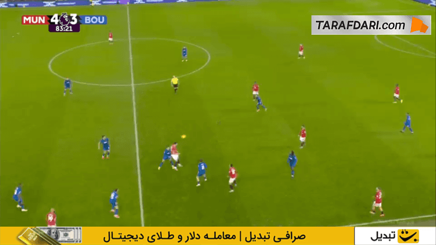 میهمانی که تسلیم نمیشود؛ گل الی جونیور کروپی به منچستریونایتد (منچستریونایتد 4-4 بورنموث)
