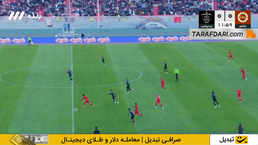 پس از اشتباه مرگبار میلاد سرلک؛ واکنش دیدنی پیام نیازمند و مهار ضربه مهدی هاشم نژاد (تراکتور 0-0 پرسپولیس)