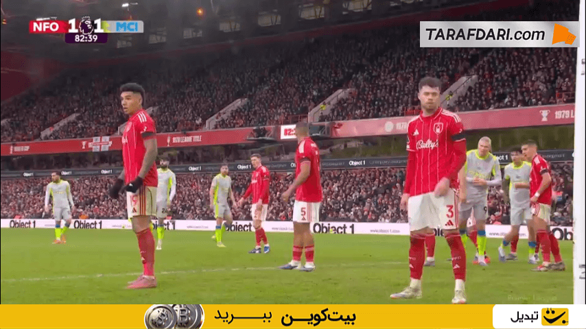 گل زیبای رایان شرکی به ناتینگهام فارست (ناتینگهام فارست 1-2 منچسترسیتی)