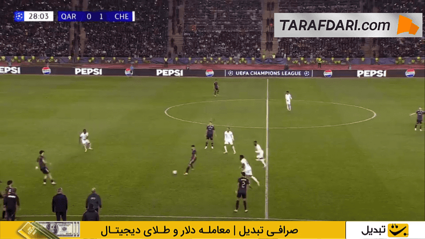 گل لیاندرو آندراده به چلسی (قره باغ 1-1 چلسی)
