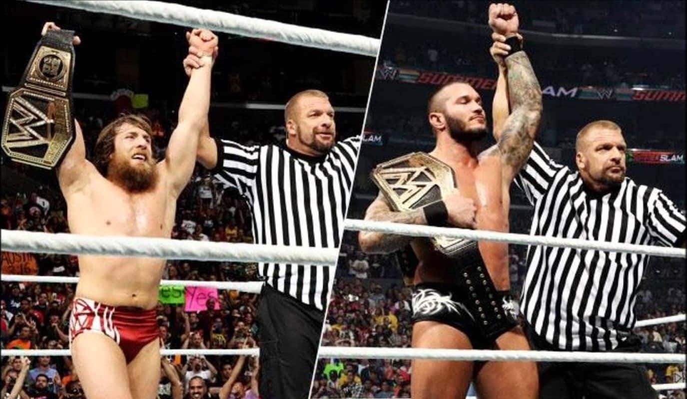 دنیل برایان - رندی اورتون - تریپل اچ - سامراسلم 2013 - WWE