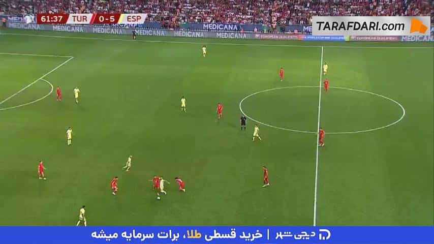هتتریک پاس گل میکل اویارزابال و گل دوم پدری به ترکیه (ترکیه 0-6 اسپانیا)