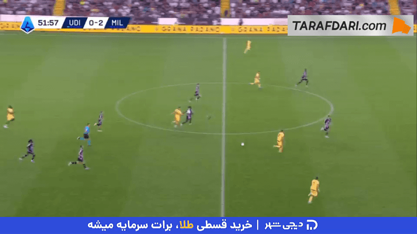 گل دوم کریستین پولیشیچ به اودینزه (اودینزه 0-3 میلان)