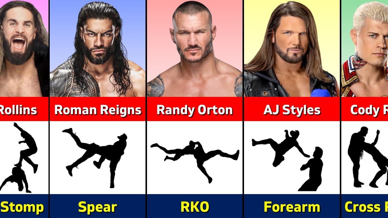 کشتیگیران WWE - رندی اورتون - رومن رینز - کودی رودز - سث رالینز - ای جی استایلز