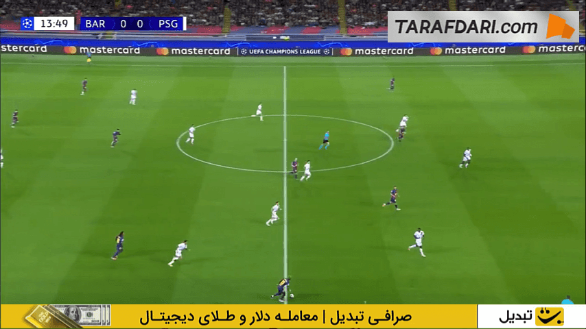 پاس بیرون پای دیدنی لامین یامال؛ تکل نجاتبخش ایلیا زابارنی و جلوگیری از گلزنی فران تورس (بارسلونا 0-0 پاری سن ژرمن)