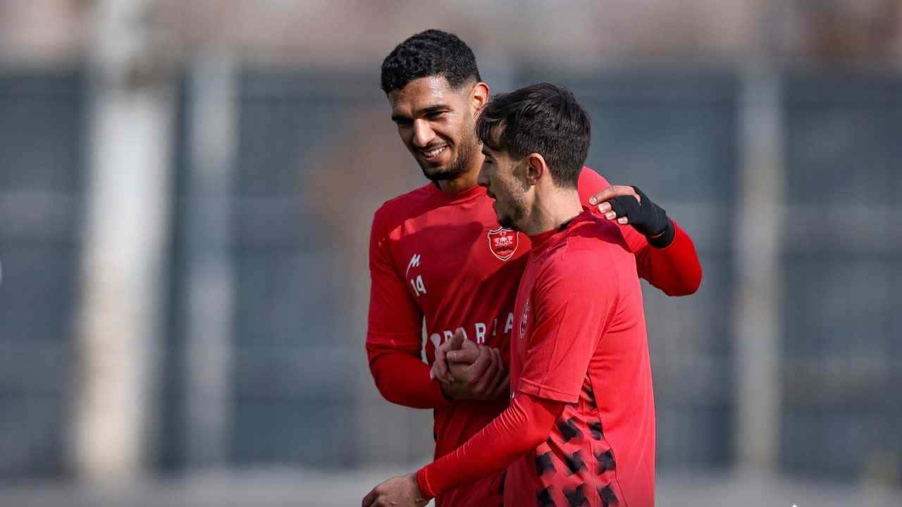 تمرین پرسپولیس- فرشاد احمدزاده