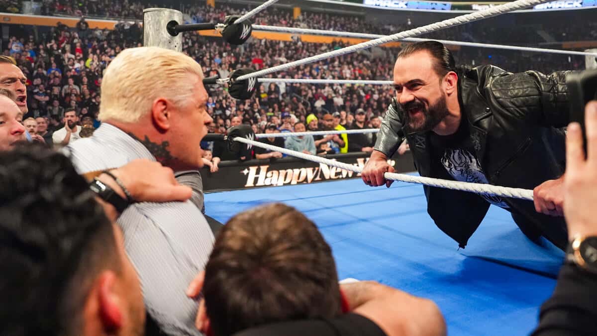 کودی رودز و درو مک اینتایر، ستارگان کشتی کج در شوی اسمکداون WWE