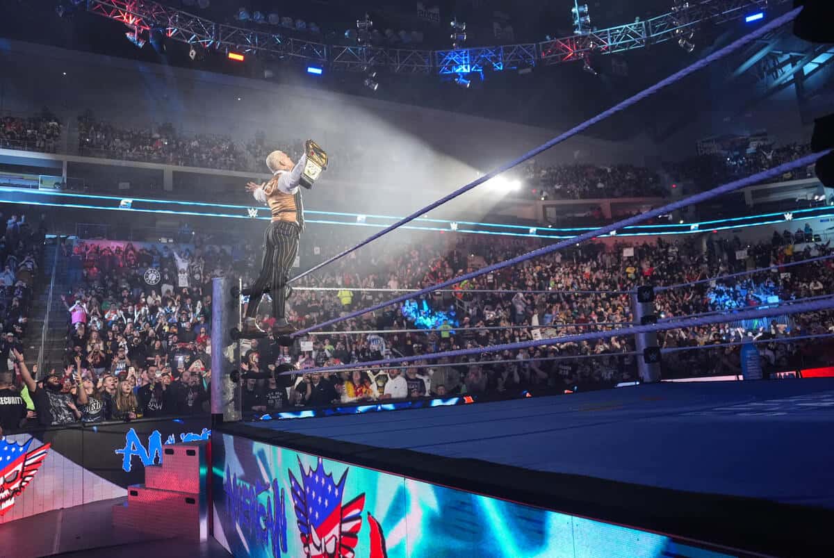 کودی رودز، ستاره کشتی کج و WWE در شوی اسمکداون