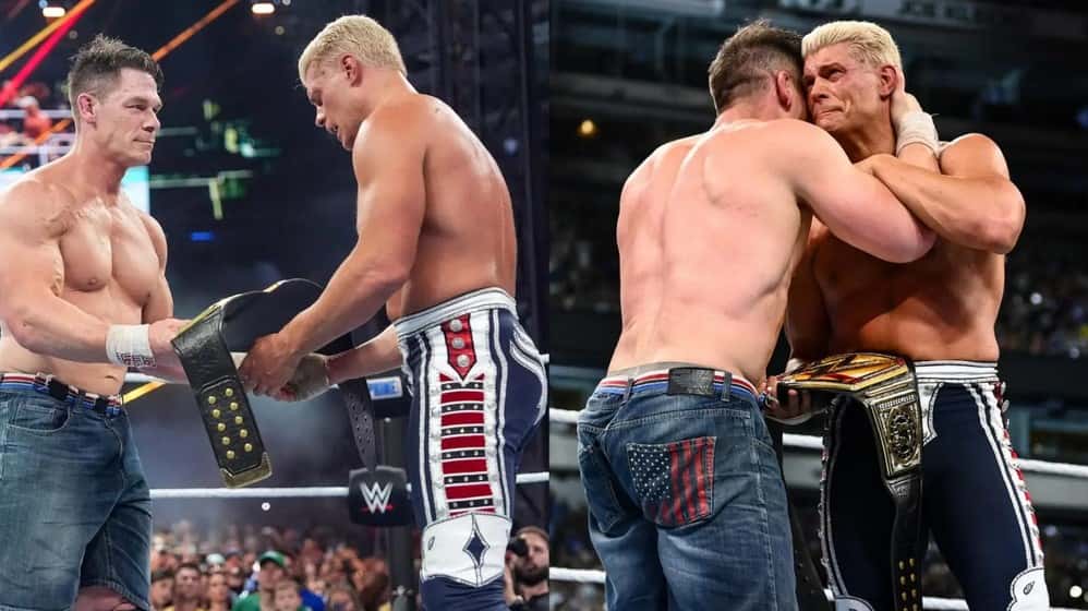 جان سینا و کودی رودز؛ ستارگان کشتی کج و WWE در سامراسلم 2025