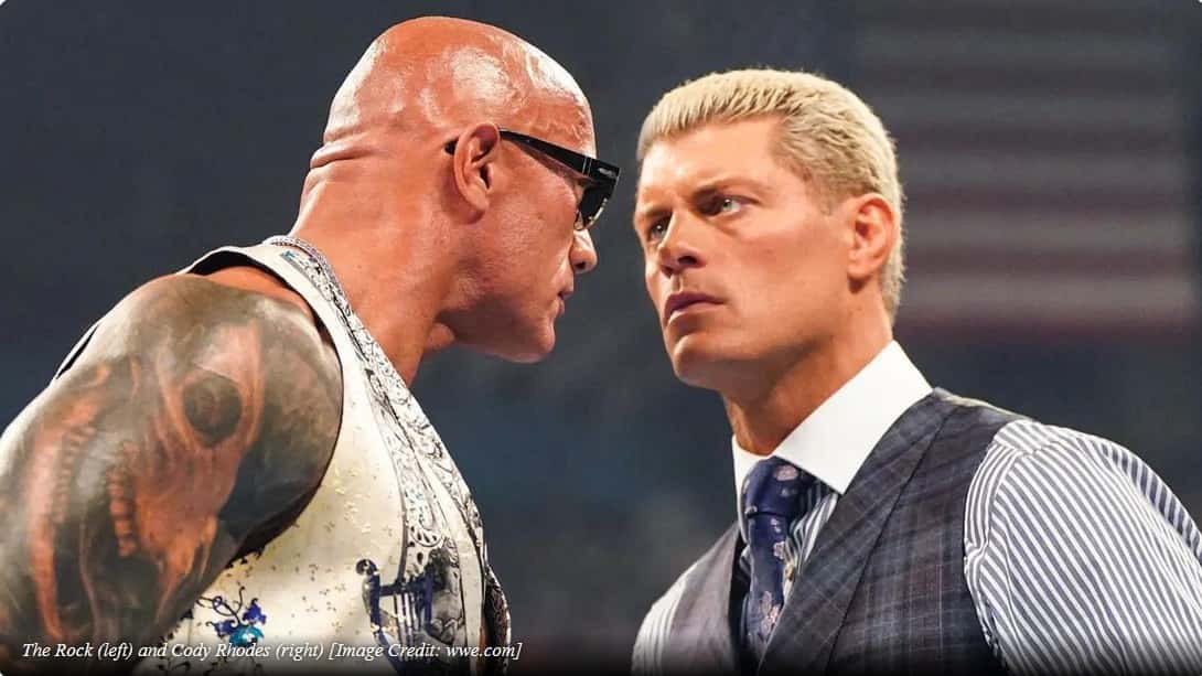 دواین «د راک» جانسون و کودی رودز، ستارگان کشتی کج و WWE در اسمکداون