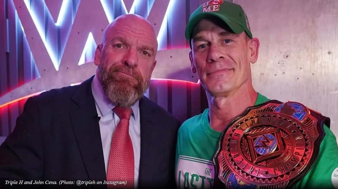 تریپل اچ و جان سینا، ستارگان کشتی کج و WWE