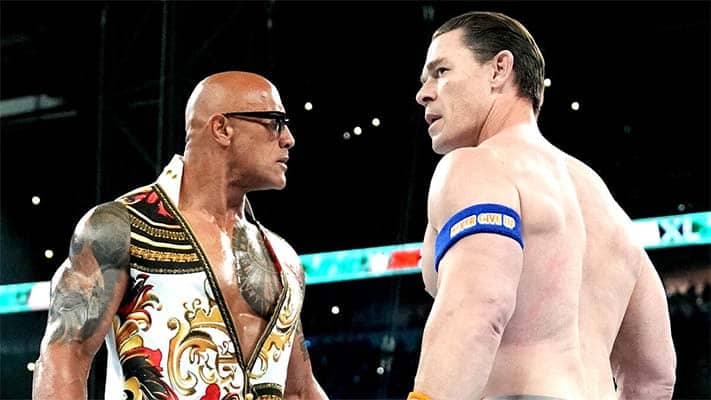 جان سینا و راک؛ ستارگان کشتی کج WWE و هالیوود