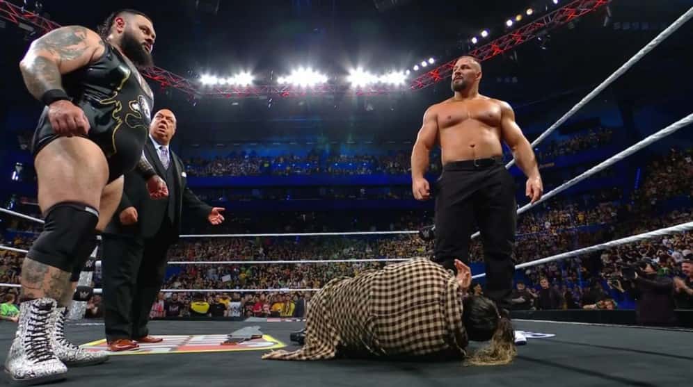 سث رالینز، بران بریکر، برانسون رید و پال هیمن در شوی کشتی کج راو WWE