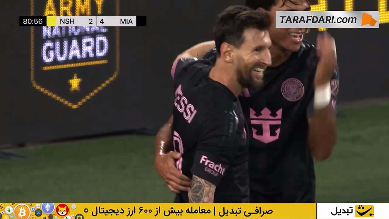 درخشش لیونل مسی مقابل نشویل