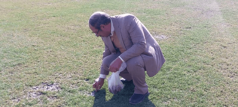 عکس از چمن ورزشگاه تختی تهران