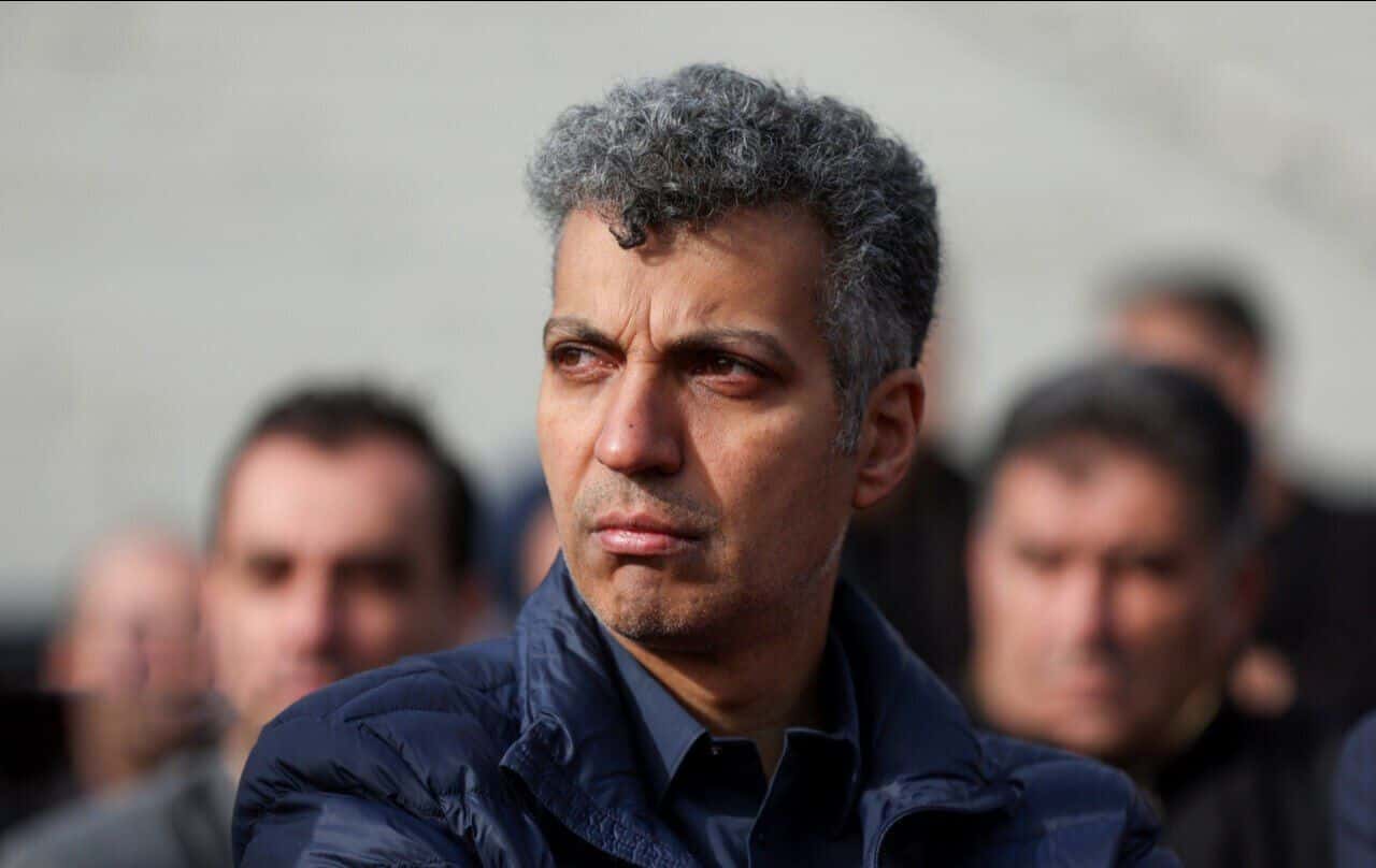 عکس از عادل فردوسی پور مجری فوتبالی تلویزیون
