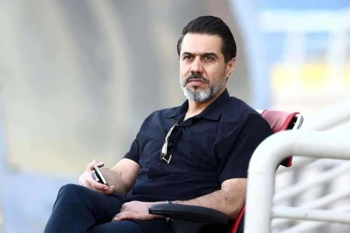 عکس از افشین پیروانی مدیرتیم پرسپولیس