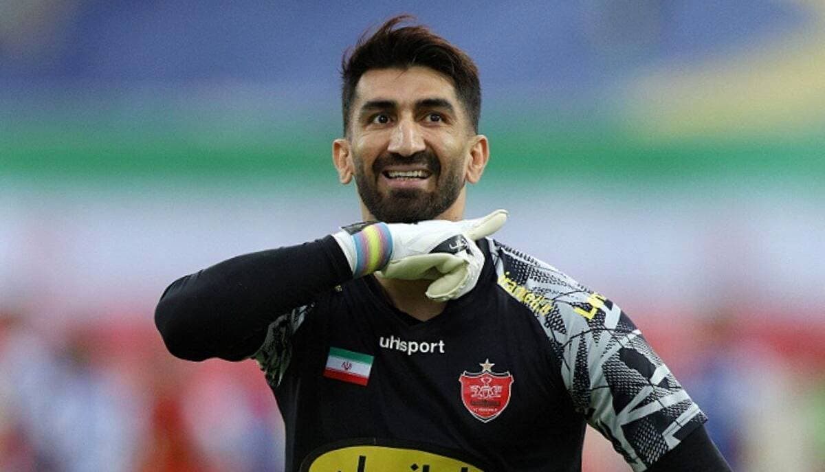 عکس از علیرضا بیرانوند دروازهبان سابق پرسپولیس و تراکتور
