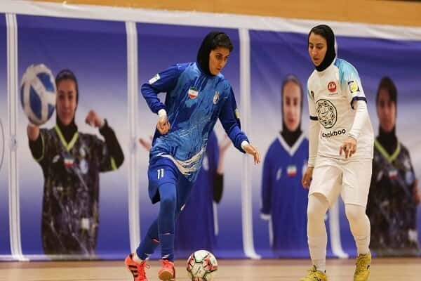 عکس از بازی تیم فوتسال زنان استقلال در لیگ برتر فوتسال زنان