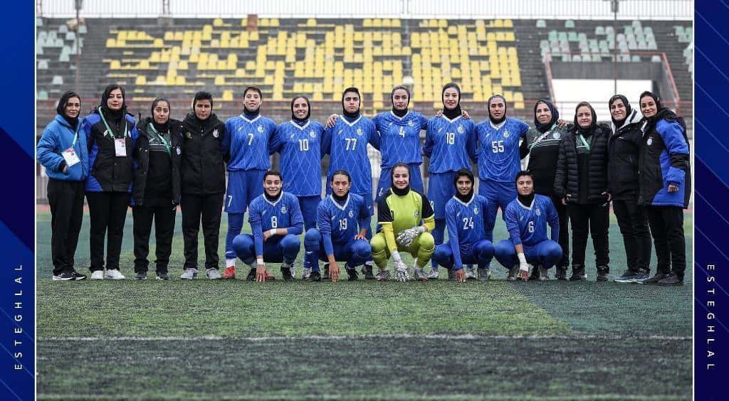 عکس از تیم زنان استقلال در سال ۱۴۰۴