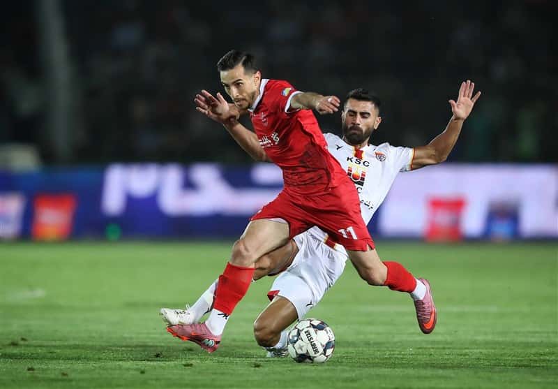 عکس از فرشاد احمدزاده وینگر پرسپولیس