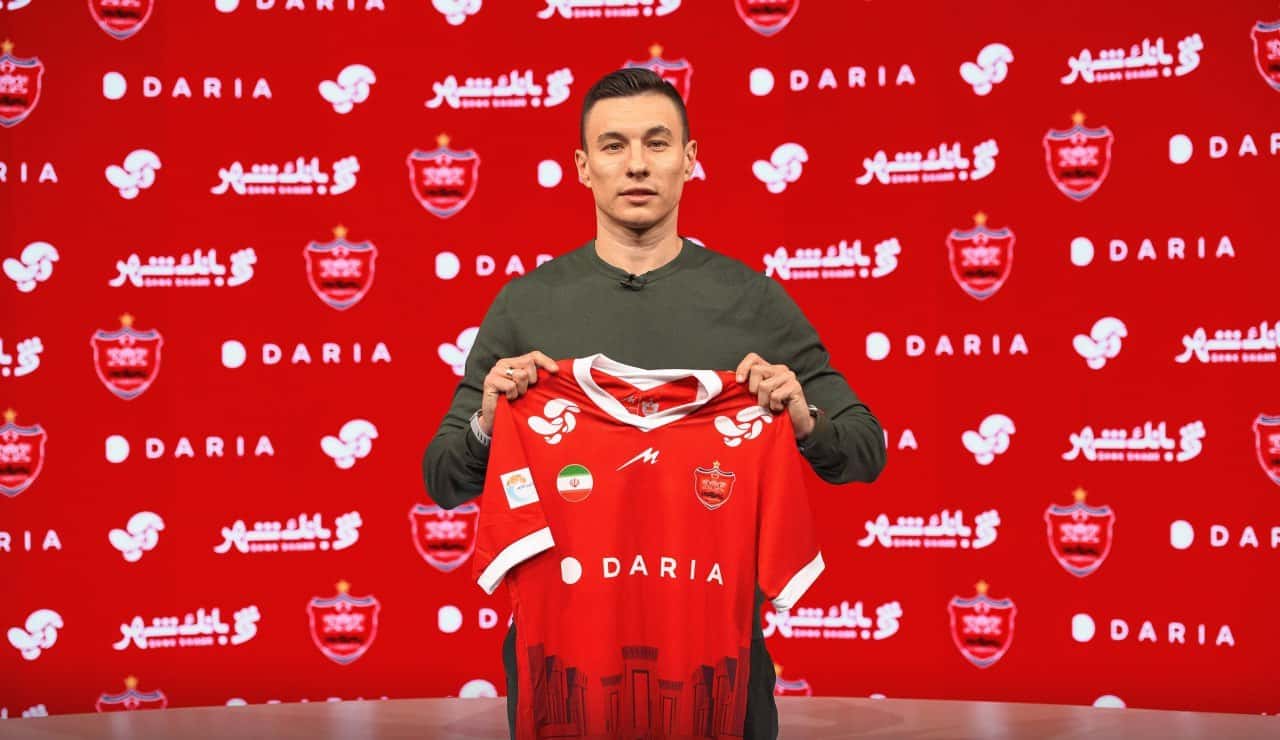 عکس از ایگور سرگیف مهاجم جدید پرسپولیس