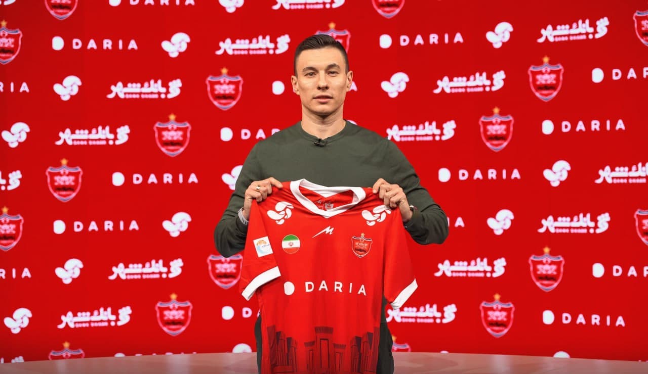 عکس از ایگور سرگیف مهاجم جدید پرسپولیس